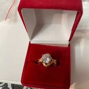 18k gold filled ring